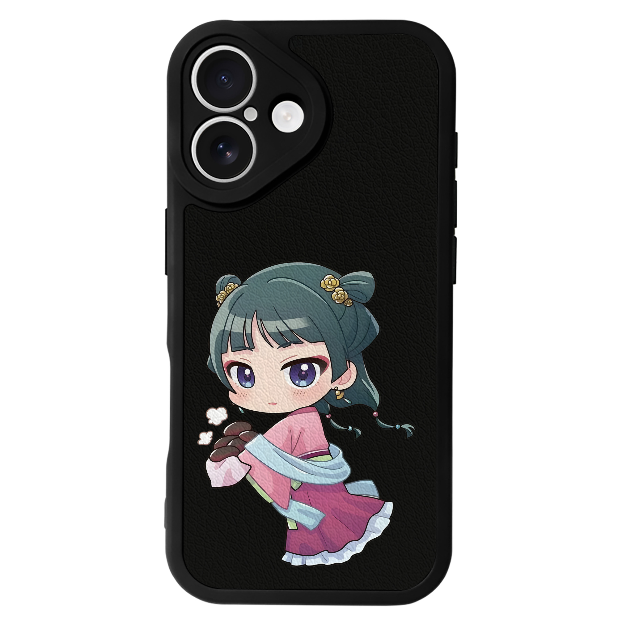 （画像用） 薬屋のひとりごと The Apothecary Diaries 【iPhone 16シリーズ対応】シリコンスマホケース（レザー調） 材質：シリコン